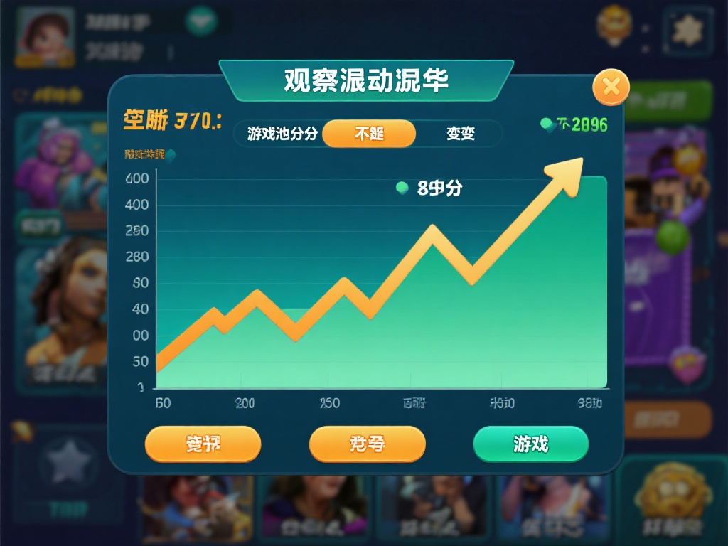 观察波动规律：游戏池分数往往不是一成不变的，通过观