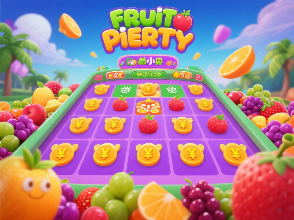 《水果派对》：作为一款经典的水果主题游戏，它以简单